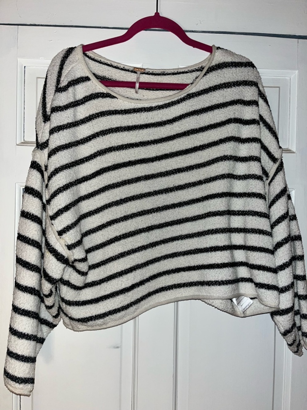 Free People striped sweater XS
